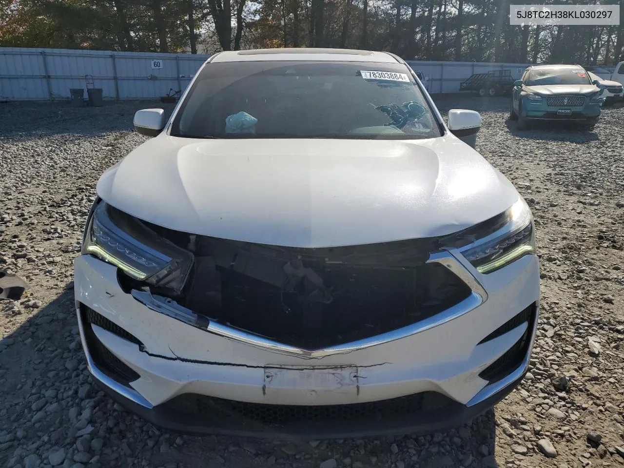 2019 Acura Rdx VIN: 5J8TC2H38KL030297 Lot: 78303884