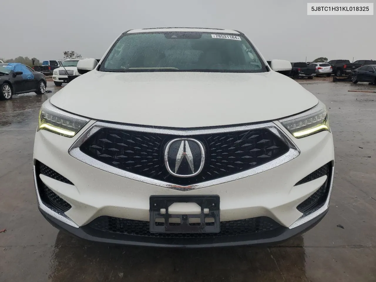 2019 Acura Rdx VIN: 5J8TC1H31KL018325 Lot: 78531184