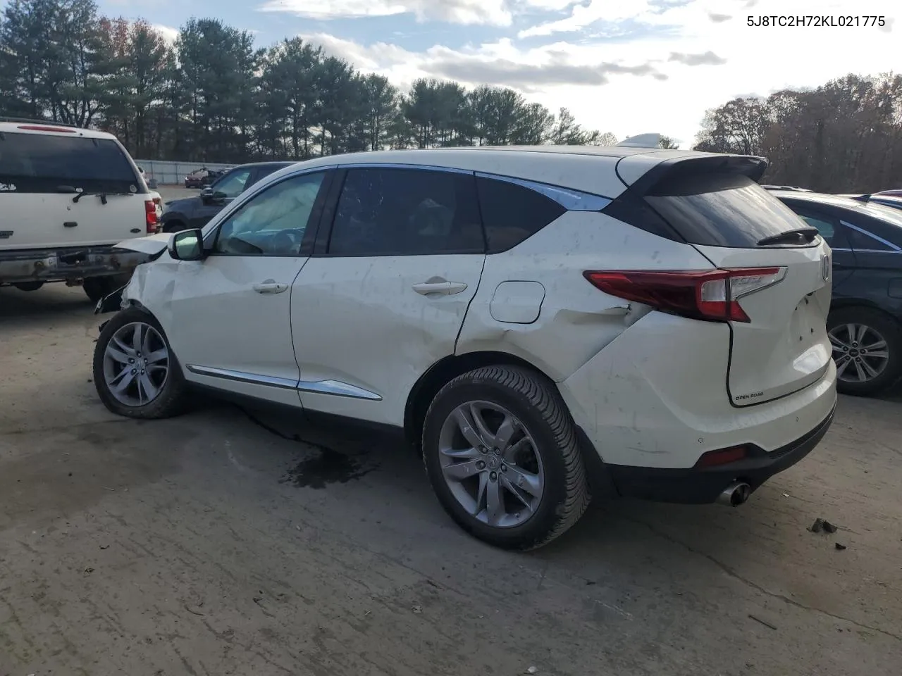 2019 Acura Rdx Advance VIN: 5J8TC2H72KL021775 Lot: 78605084