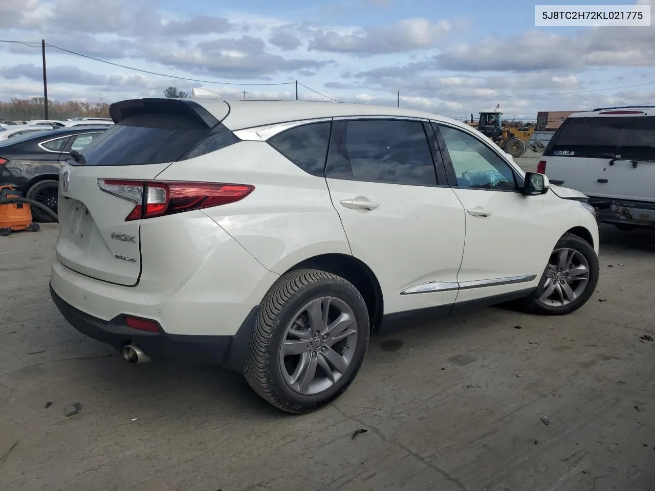 2019 Acura Rdx Advance VIN: 5J8TC2H72KL021775 Lot: 78605084