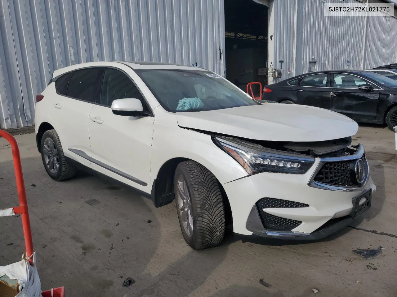 2019 Acura Rdx Advance VIN: 5J8TC2H72KL021775 Lot: 78605084