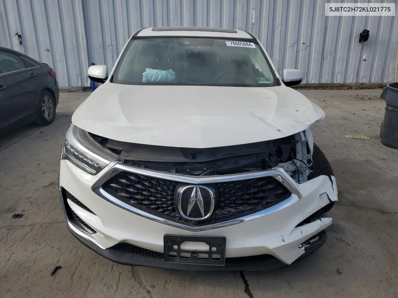 2019 Acura Rdx Advance VIN: 5J8TC2H72KL021775 Lot: 78605084