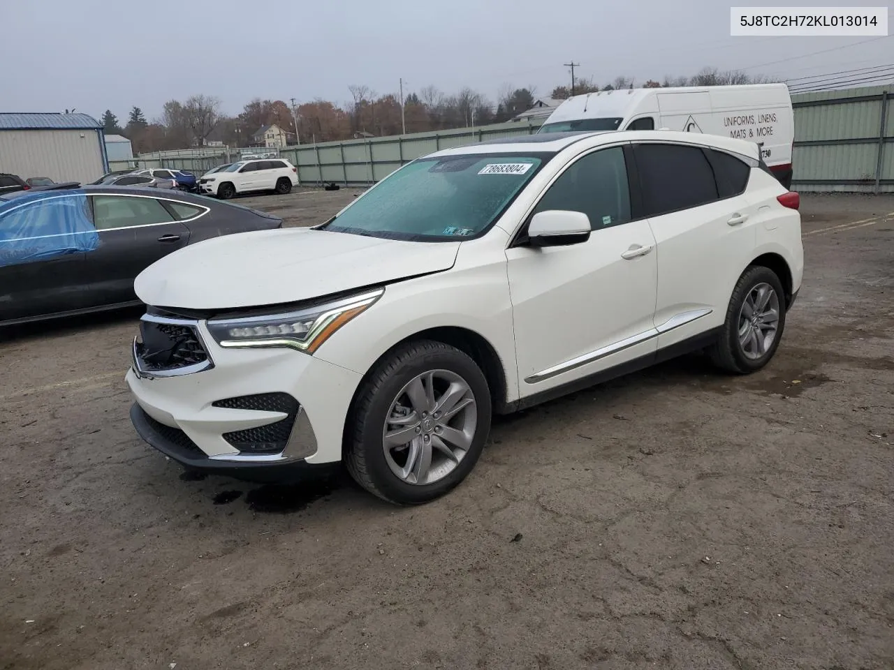 2019 Acura Rdx Advance VIN: 5J8TC2H72KL013014 Lot: 78683804