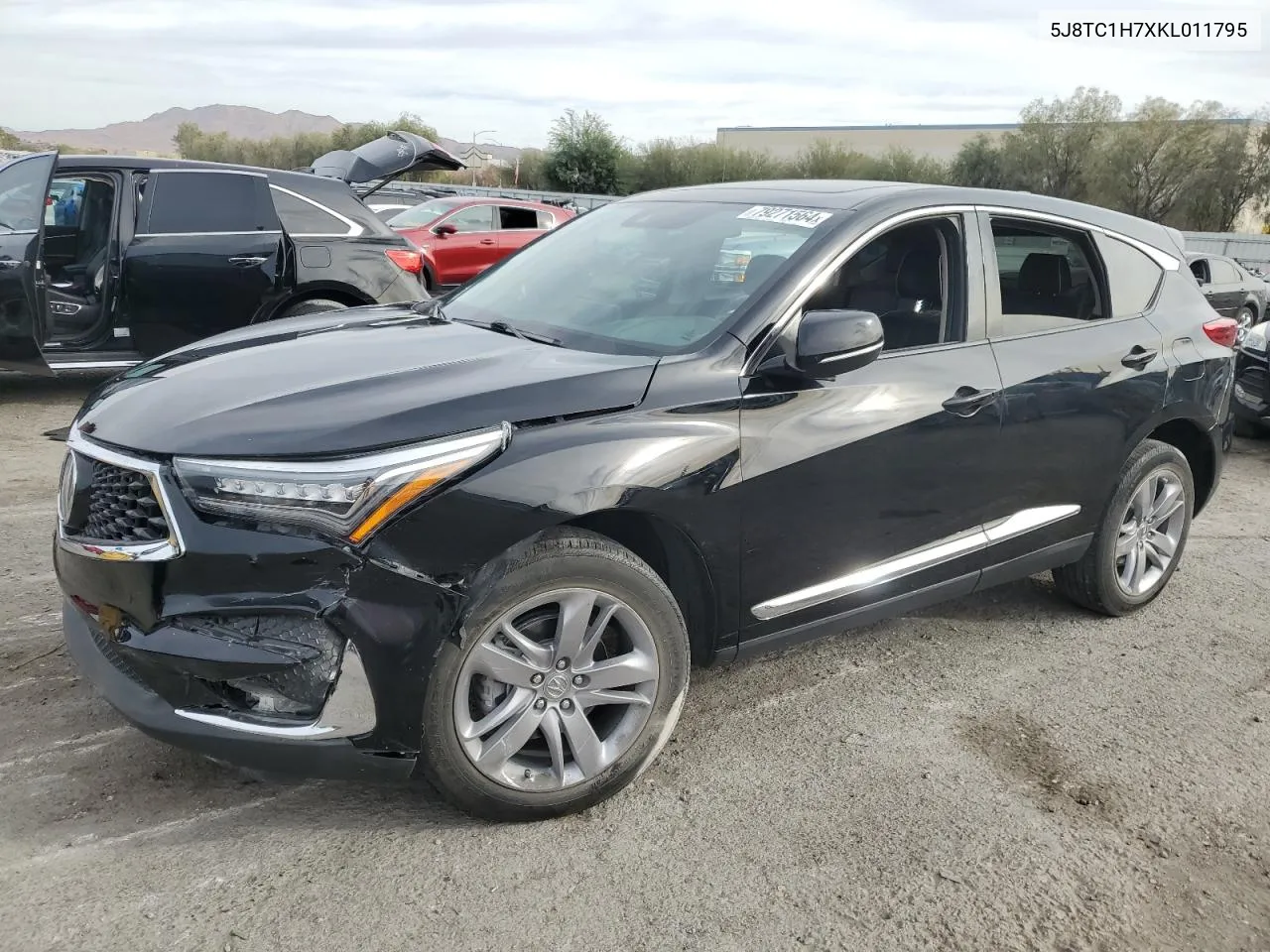 2019 Acura Rdx Advance VIN: 5J8TC1H7XKL011795 Lot: 79271564