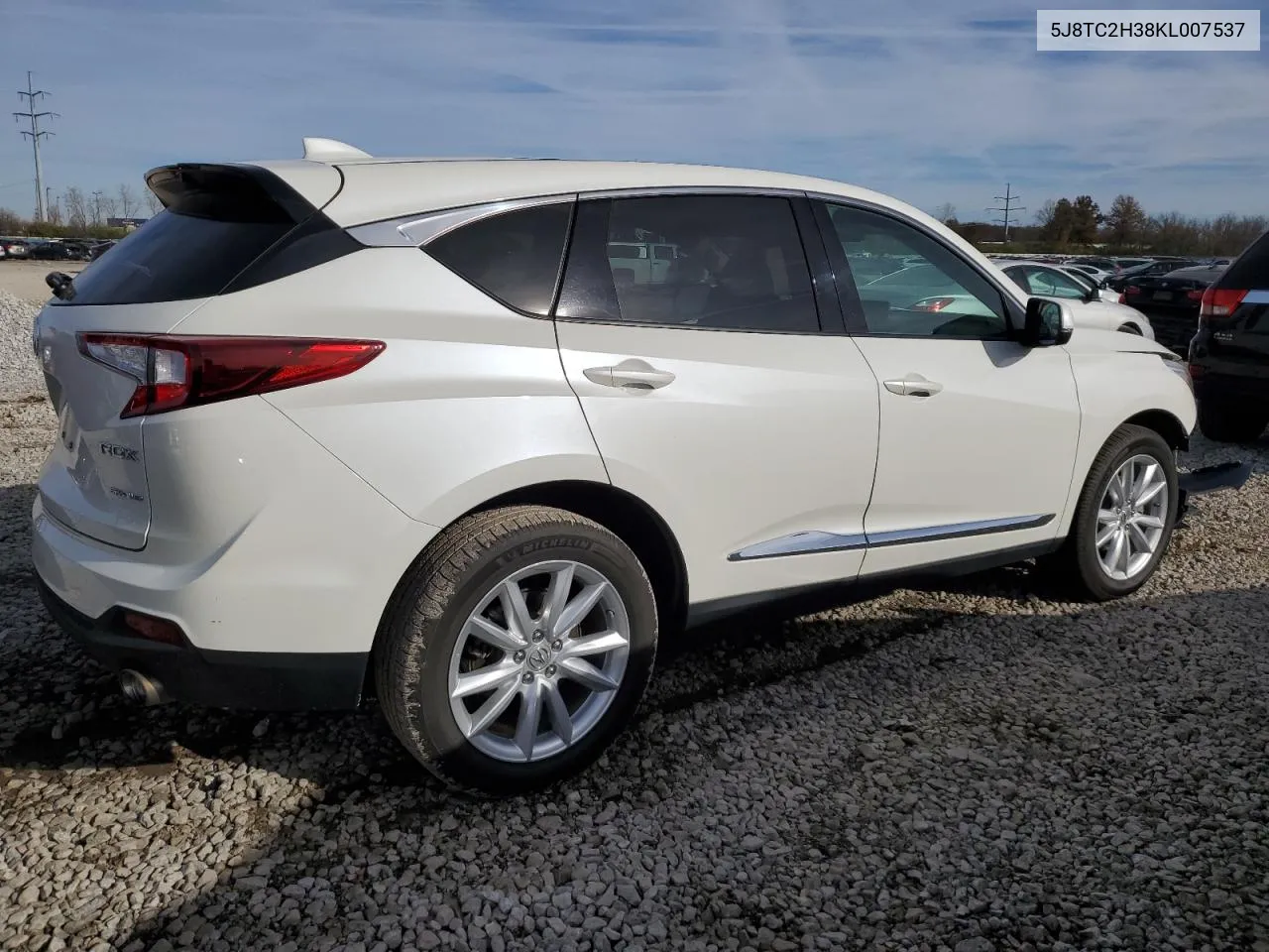 2019 Acura Rdx VIN: 5J8TC2H38KL007537 Lot: 79384954