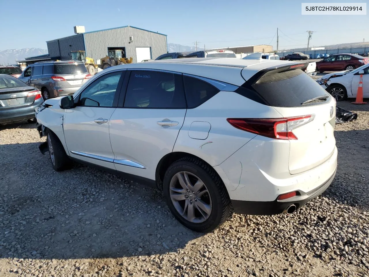 2019 Acura Rdx Advance VIN: 5J8TC2H78KL029914 Lot: 79770194