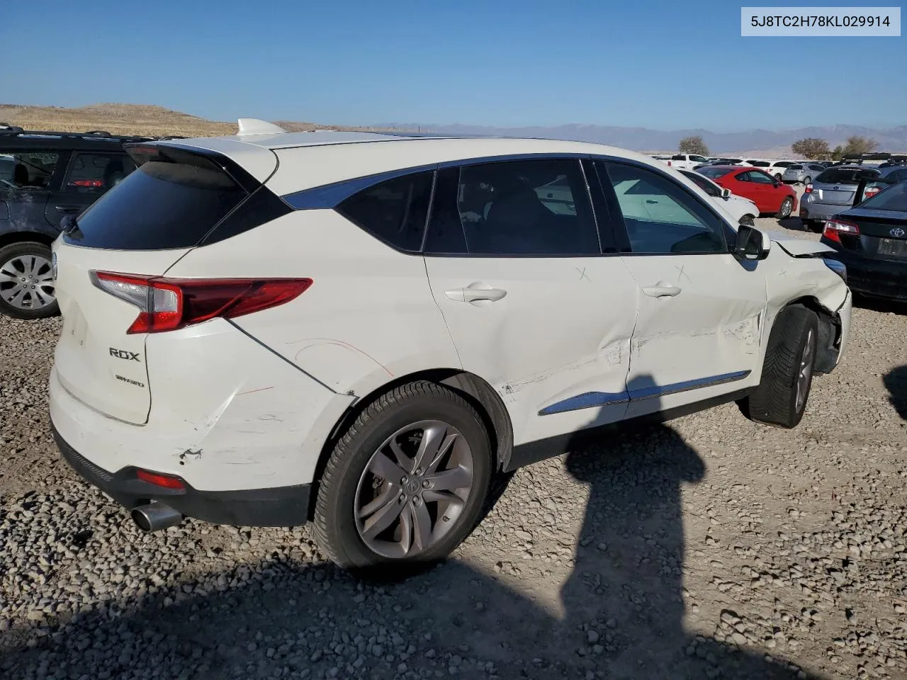 2019 Acura Rdx Advance VIN: 5J8TC2H78KL029914 Lot: 79770194