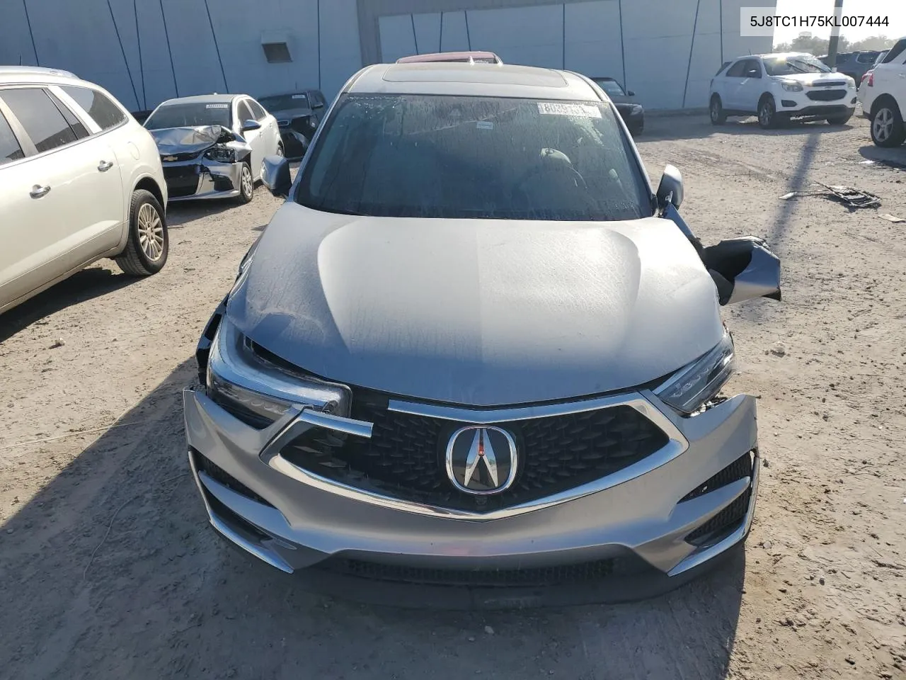 2019 Acura Rdx Advance VIN: 5J8TC1H75KL007444 Lot: 80391384