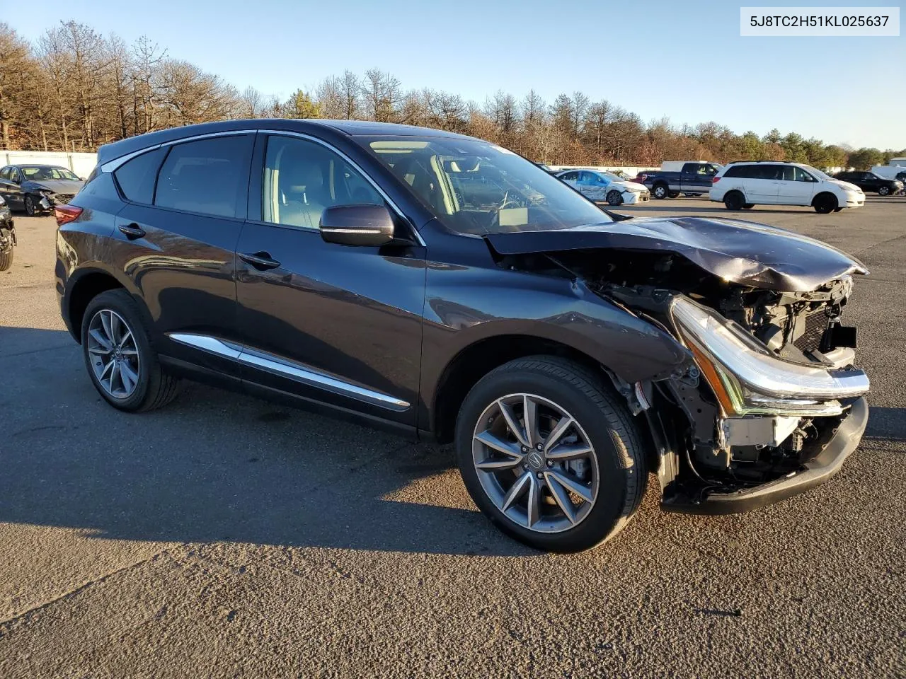 2019 Acura Rdx Technology VIN: 5J8TC2H51KL025637 Lot: 80392264