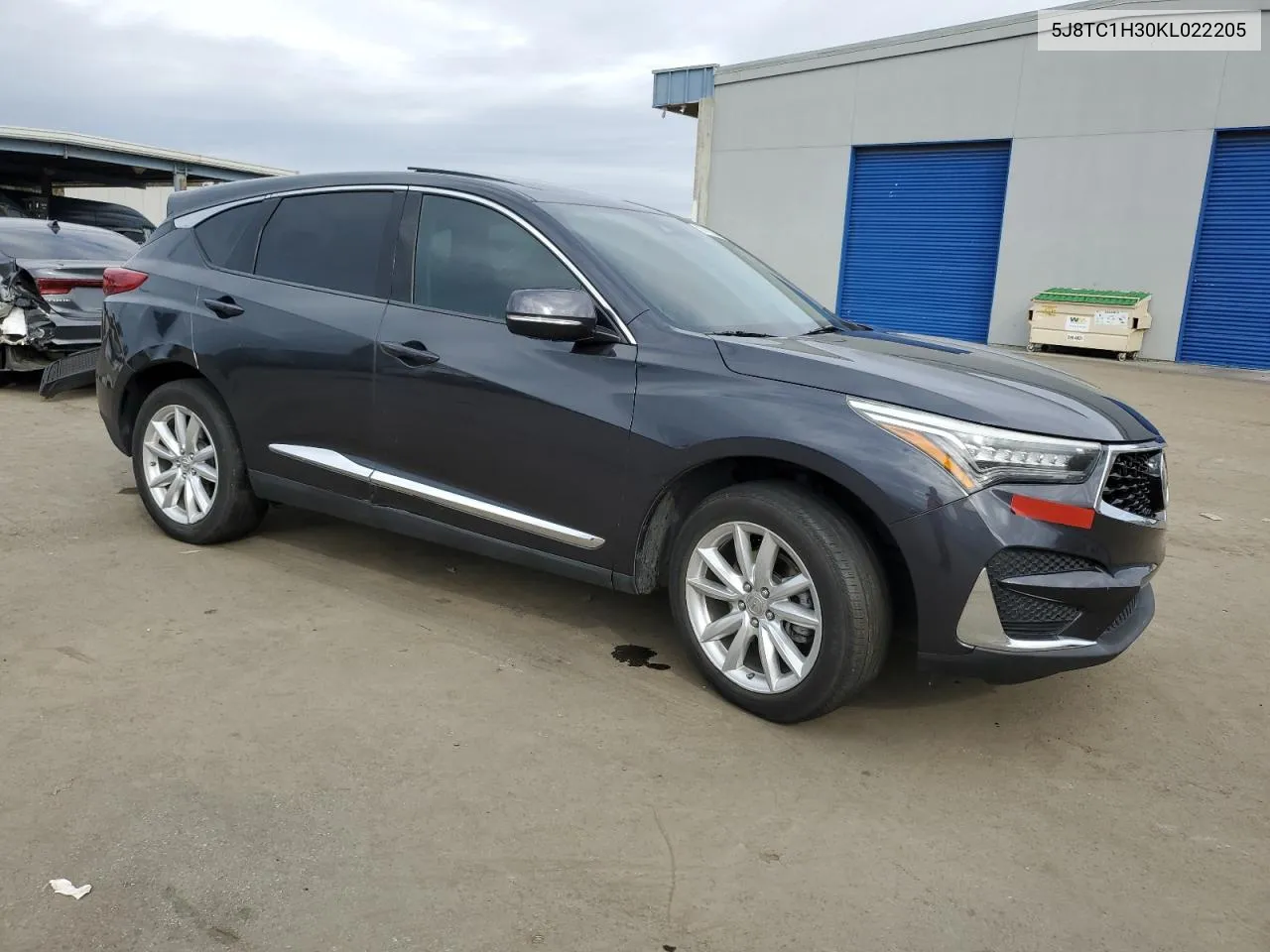 2019 Acura Rdx VIN: 5J8TC1H30KL022205 Lot: 80713054