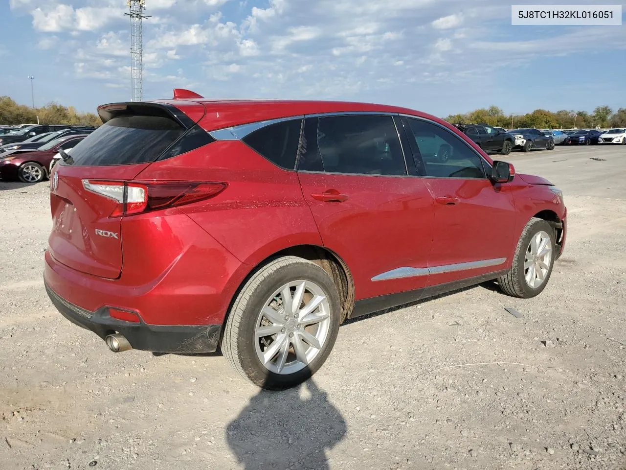 2019 Acura Rdx VIN: 5J8TC1H32KL016051 Lot: 80969504