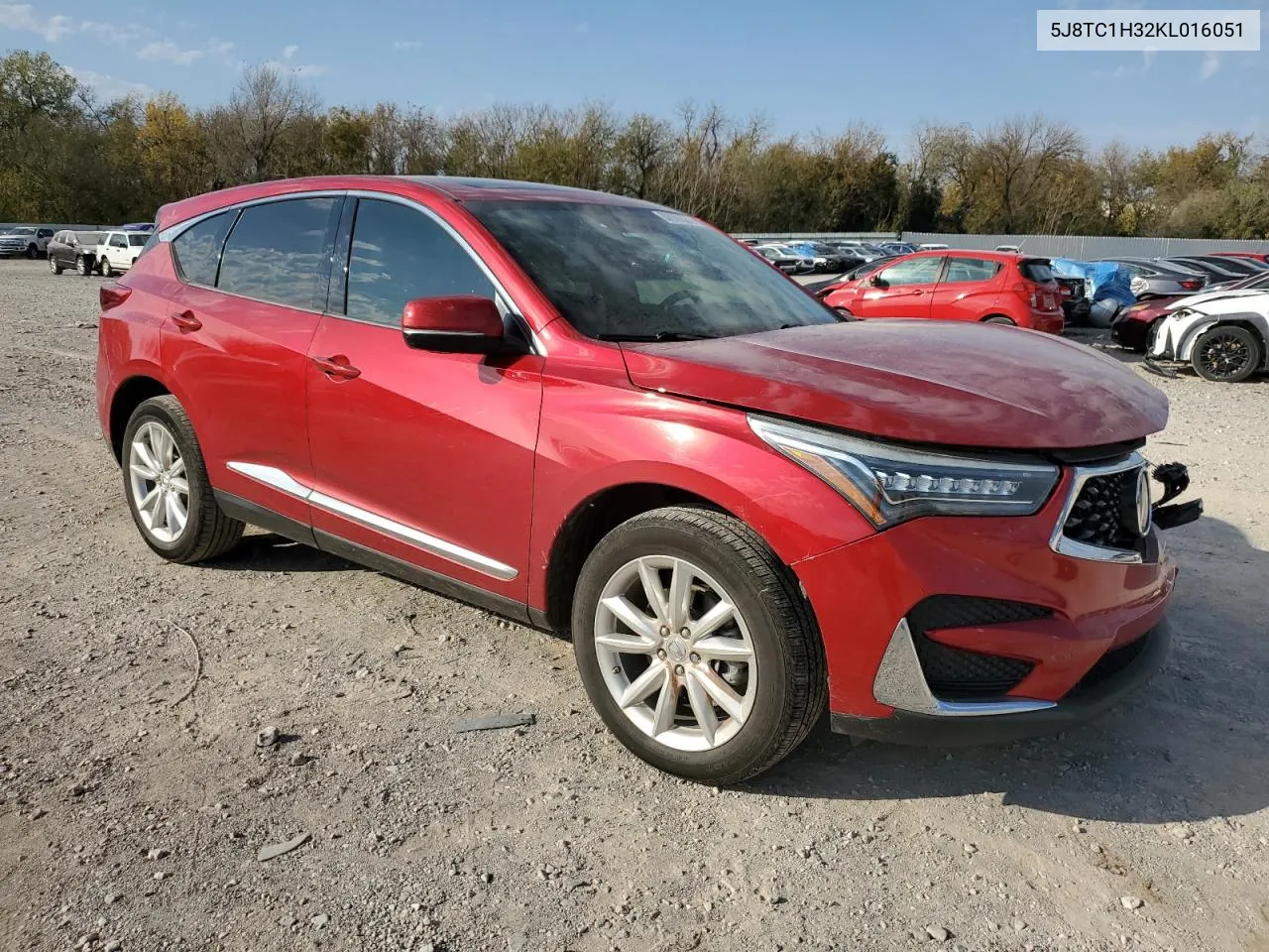 2019 Acura Rdx VIN: 5J8TC1H32KL016051 Lot: 80969504