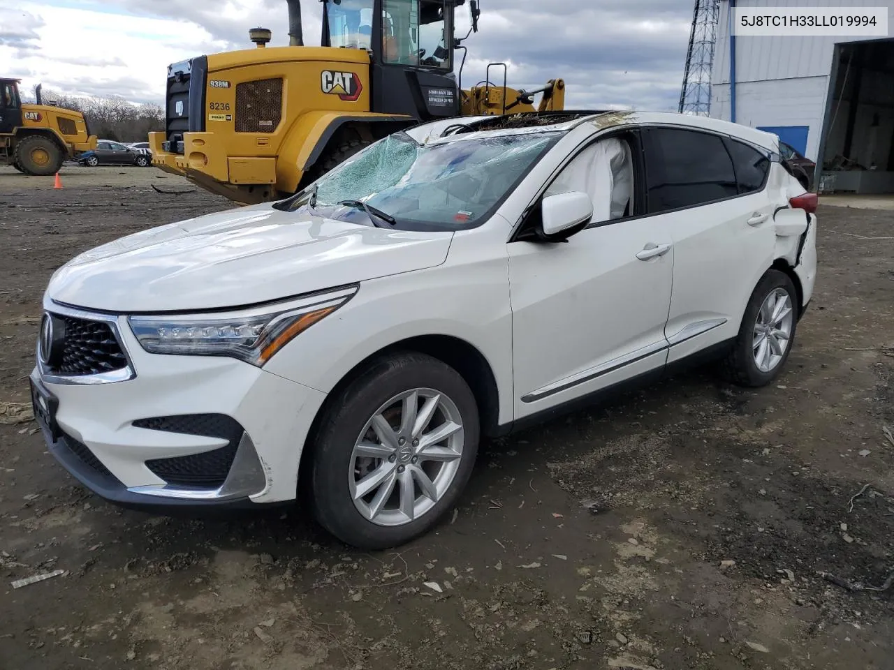 2020 Acura Rdx VIN: 5J8TC1H33LL019994 Lot: 49431264