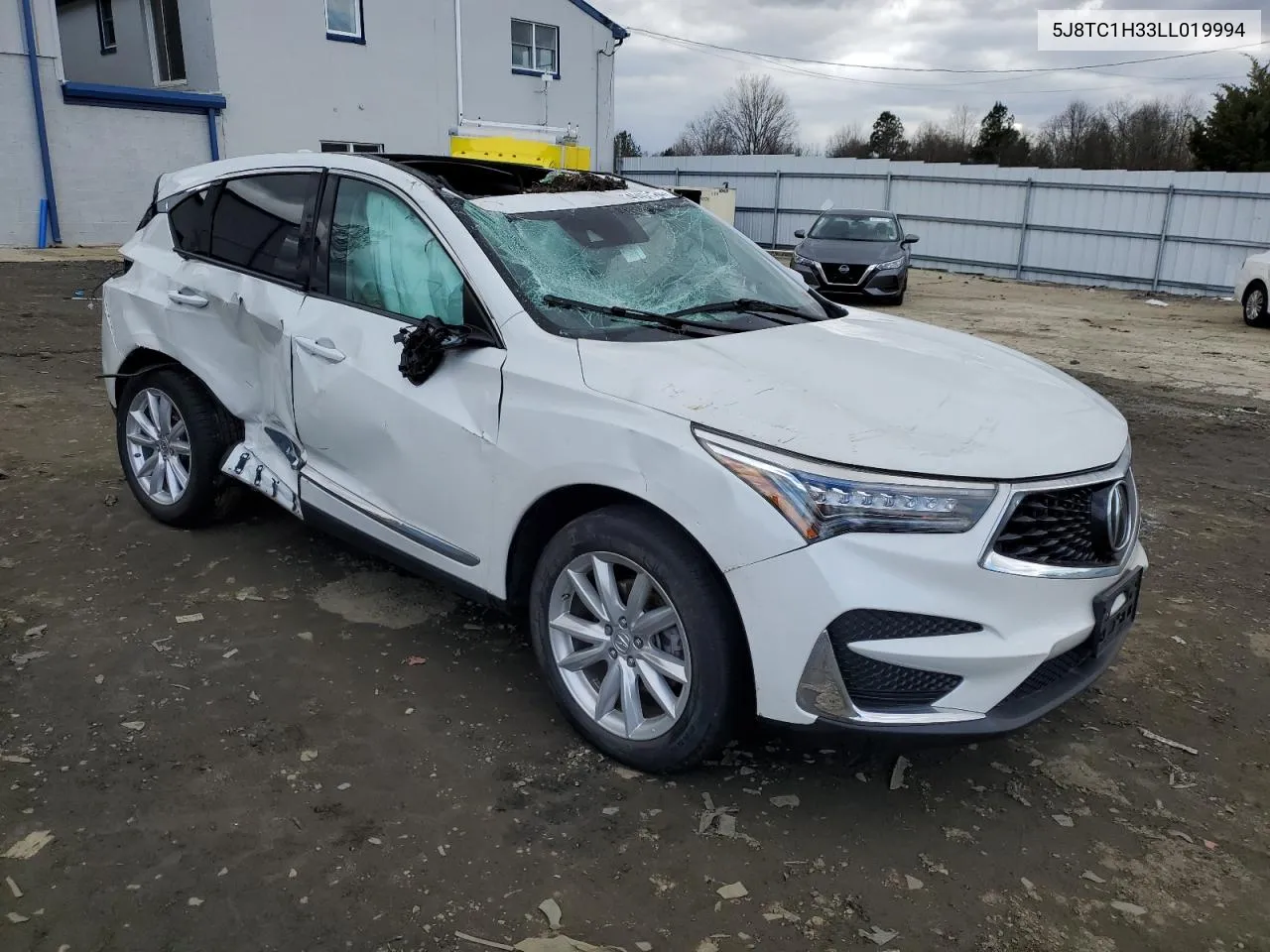 2020 Acura Rdx VIN: 5J8TC1H33LL019994 Lot: 49431264