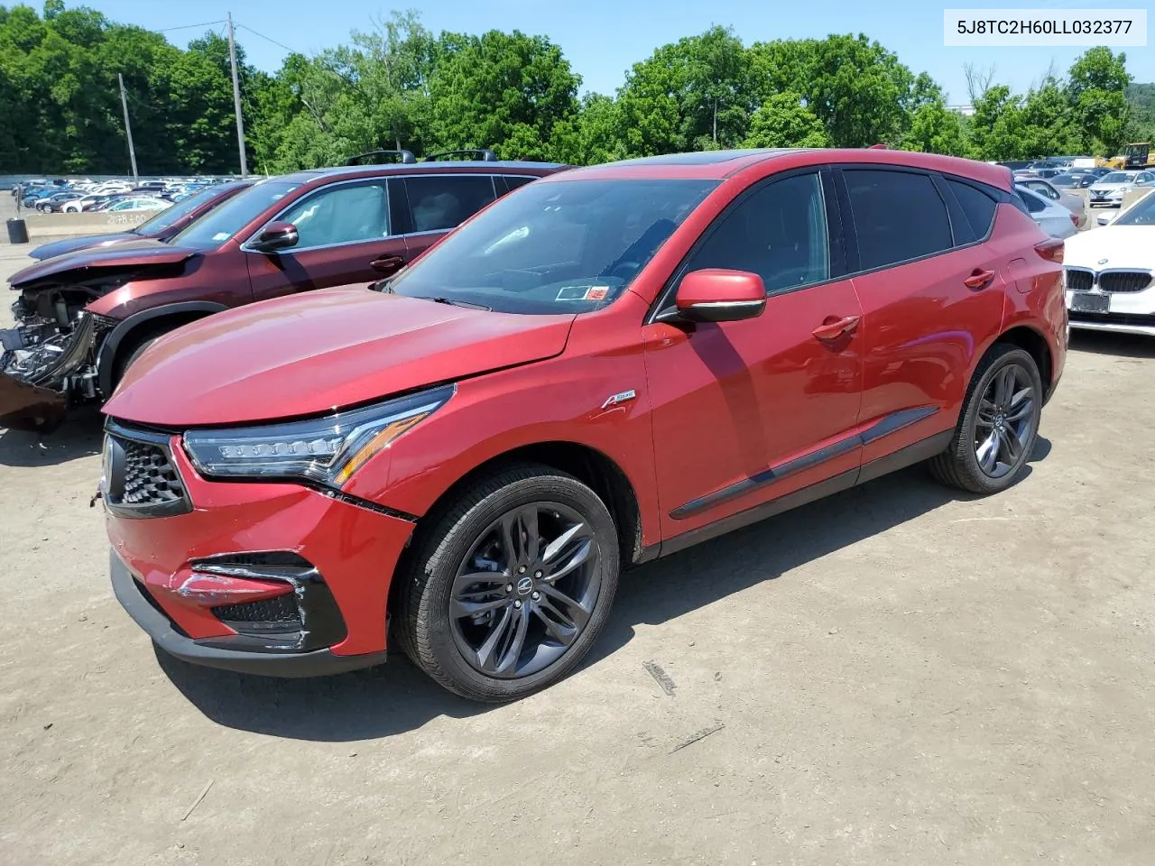 2020 Acura Rdx A-Spec VIN: 5J8TC2H60LL032377 Lot: 58830294