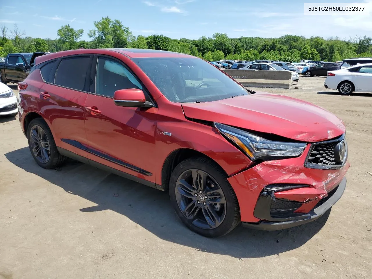 2020 Acura Rdx A-Spec VIN: 5J8TC2H60LL032377 Lot: 58830294