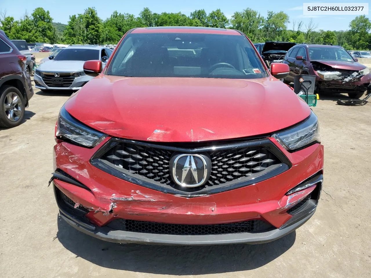 2020 Acura Rdx A-Spec VIN: 5J8TC2H60LL032377 Lot: 58830294