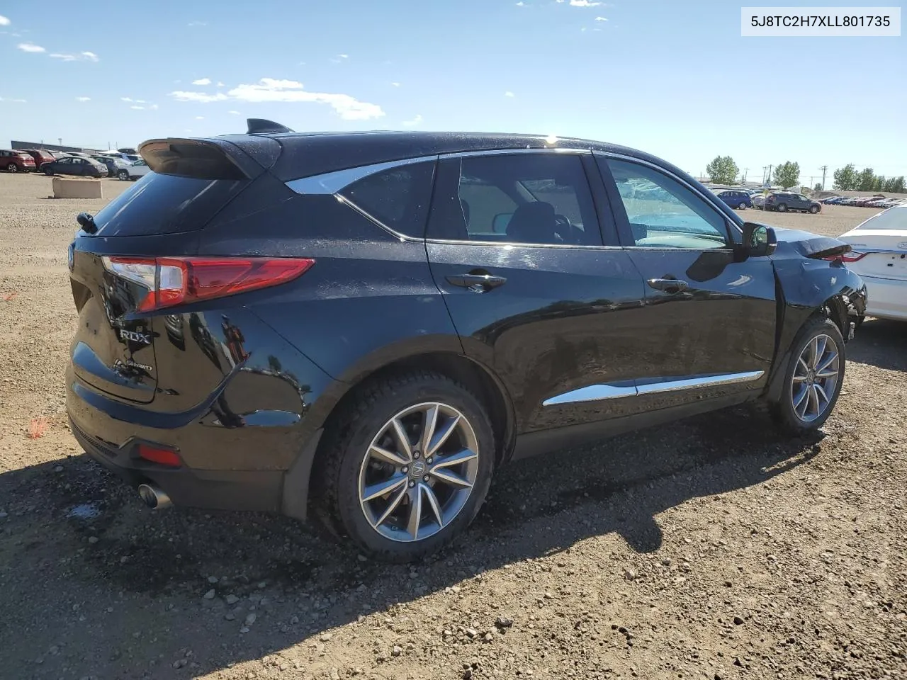 2020 Acura Rdx Advance VIN: 5J8TC2H7XLL801735 Lot: 65419404