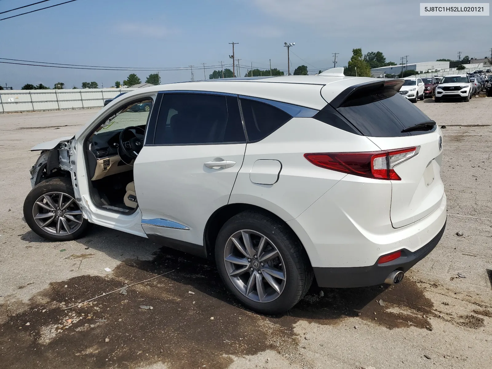 2020 Acura Rdx Technology VIN: 5J8TC1H52LL020121 Lot: 65910214