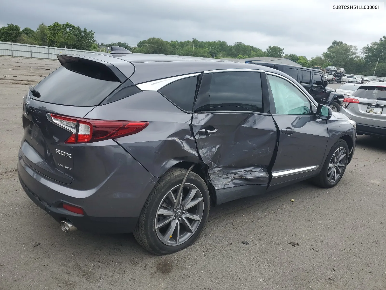 2020 Acura Rdx Technology VIN: 5J8TC2H51LL000061 Lot: 66365804