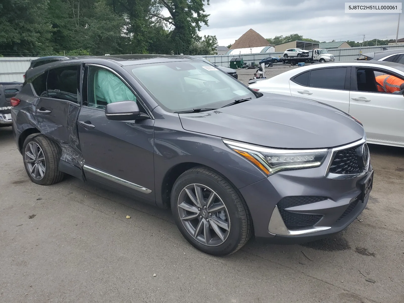 2020 Acura Rdx Technology VIN: 5J8TC2H51LL000061 Lot: 66365804