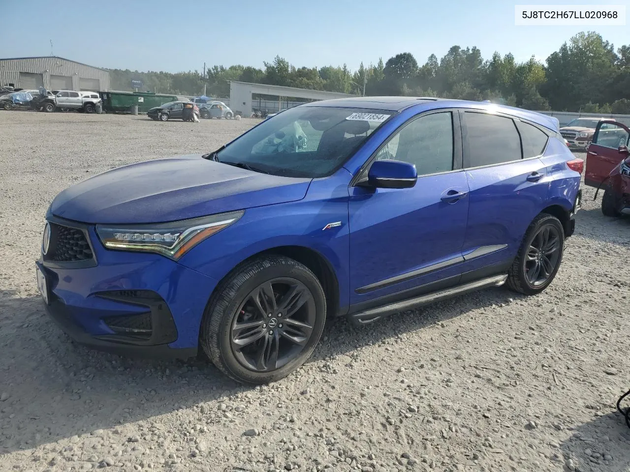 2020 Acura Rdx A-Spec VIN: 5J8TC2H67LL020968 Lot: 69021854