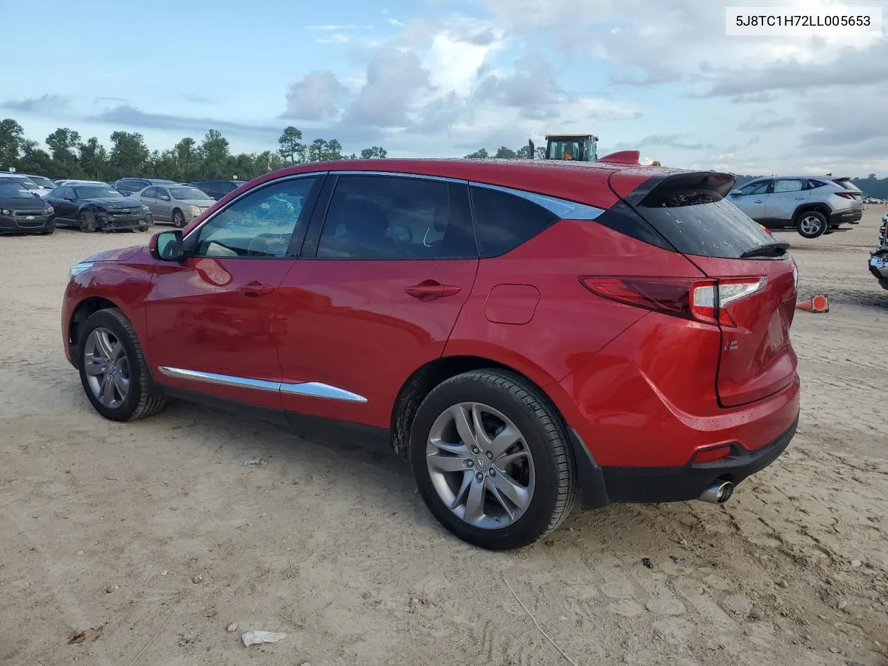 2020 Acura Rdx Advance VIN: 5J8TC1H72LL005653 Lot: 69340984