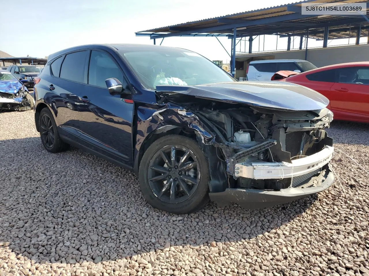 2020 Acura Rdx Technology VIN: 5J8TC1H54LL003689 Lot: 71007304