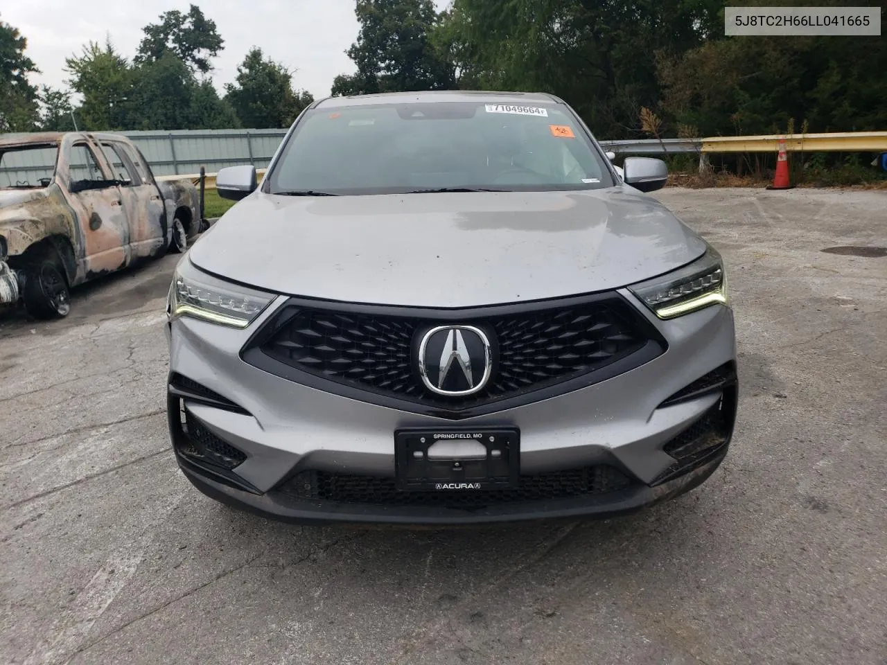 2020 Acura Rdx A-Spec VIN: 5J8TC2H66LL041665 Lot: 71049664