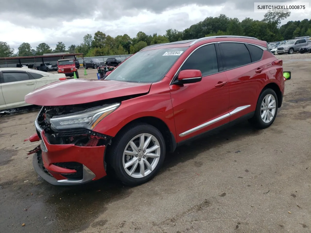 2020 Acura Rdx VIN: 5J8TC1H3XLL000875 Lot: 71359264