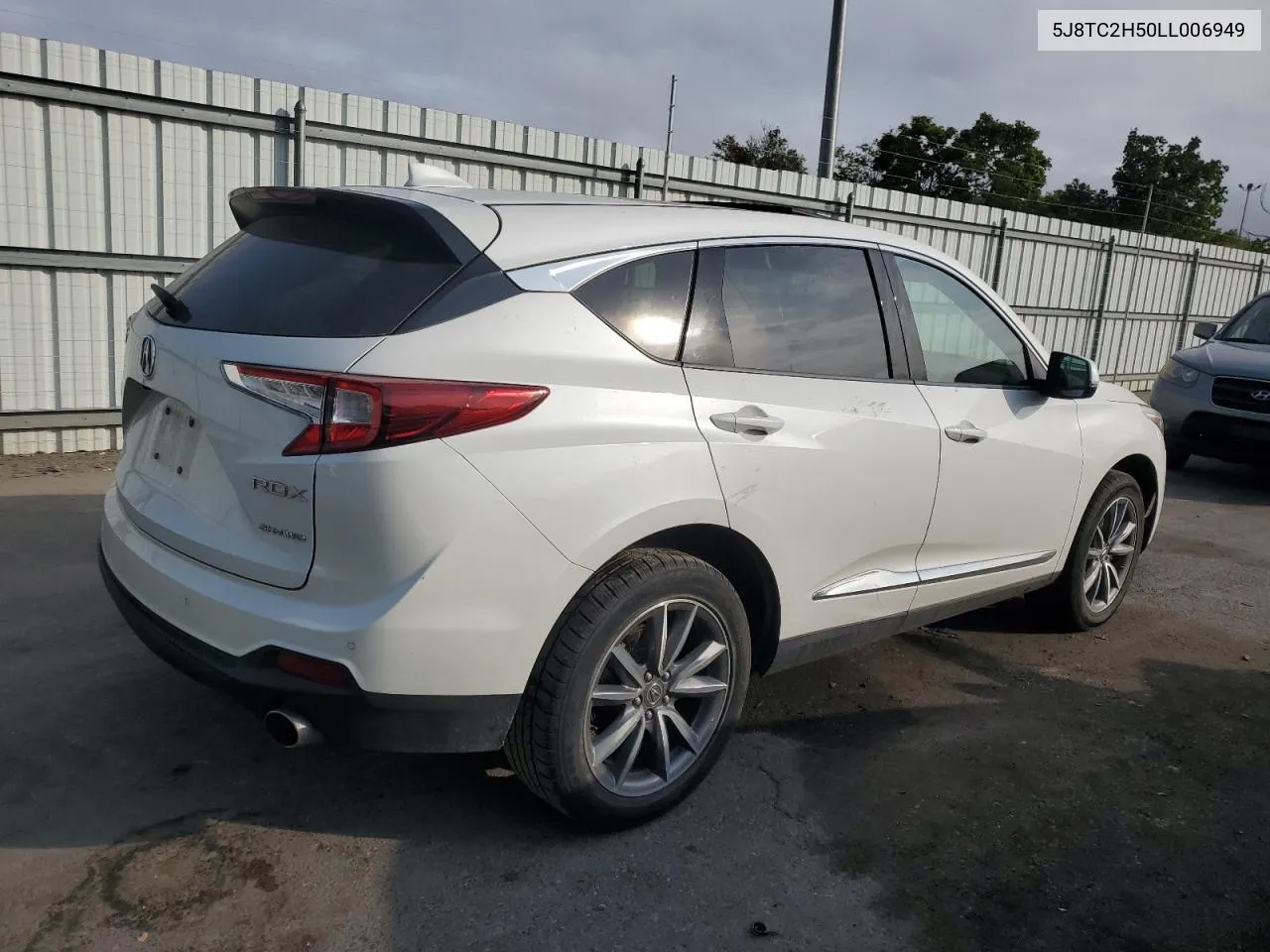 2020 Acura Rdx Technology VIN: 5J8TC2H50LL006949 Lot: 71574234