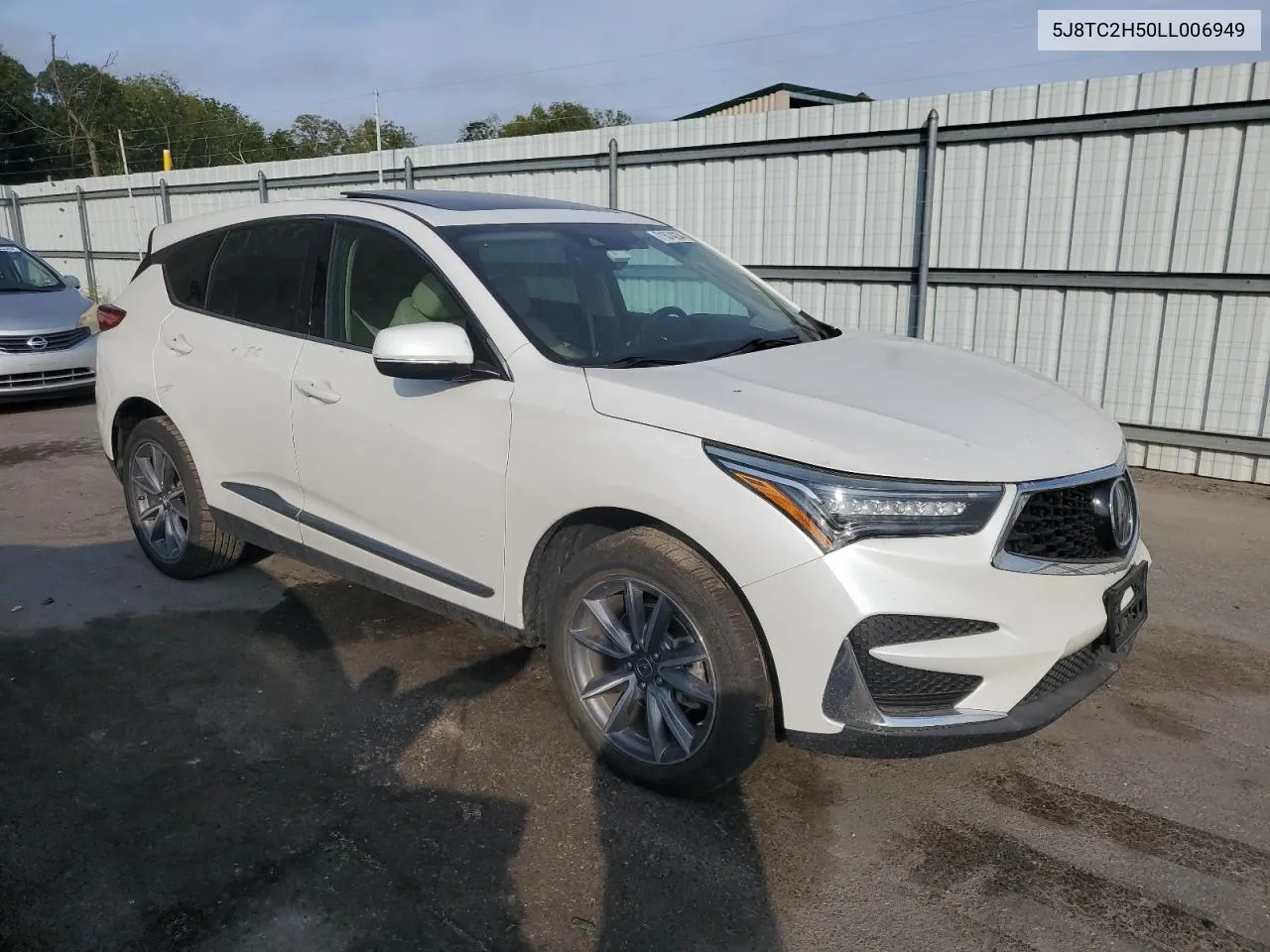 2020 Acura Rdx Technology VIN: 5J8TC2H50LL006949 Lot: 71574234