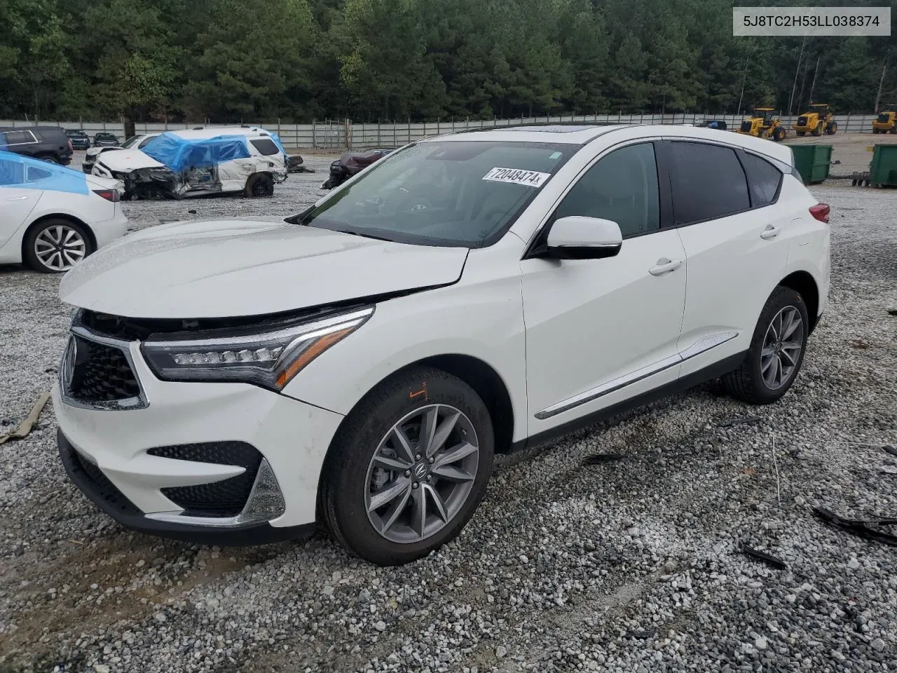 5J8TC2H53LL038374 2020 Acura Rdx Technology