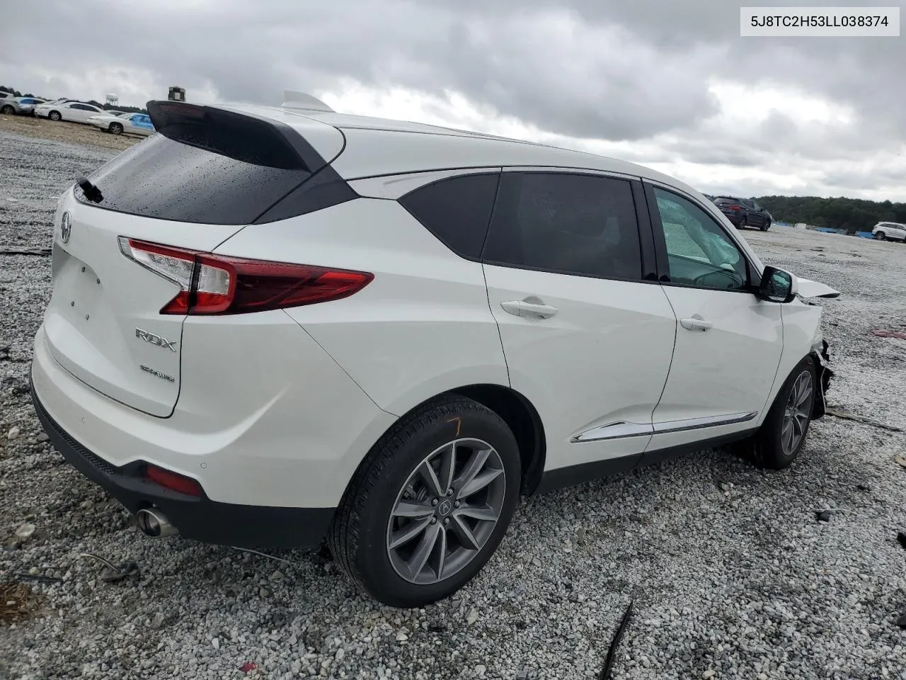 2020 Acura Rdx Technology VIN: 5J8TC2H53LL038374 Lot: 72048474