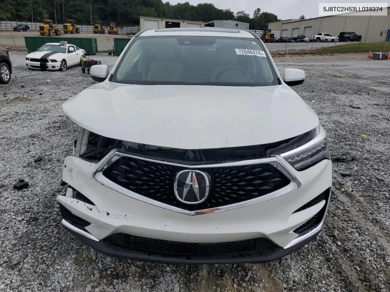 2020 Acura Rdx Technology VIN: 5J8TC2H53LL038374 Lot: 72048474