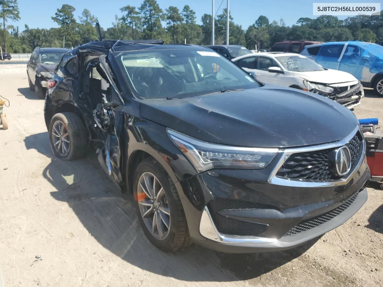 2020 Acura Rdx Technology VIN: 5J8TC2H56LL000539 Lot: 72062534