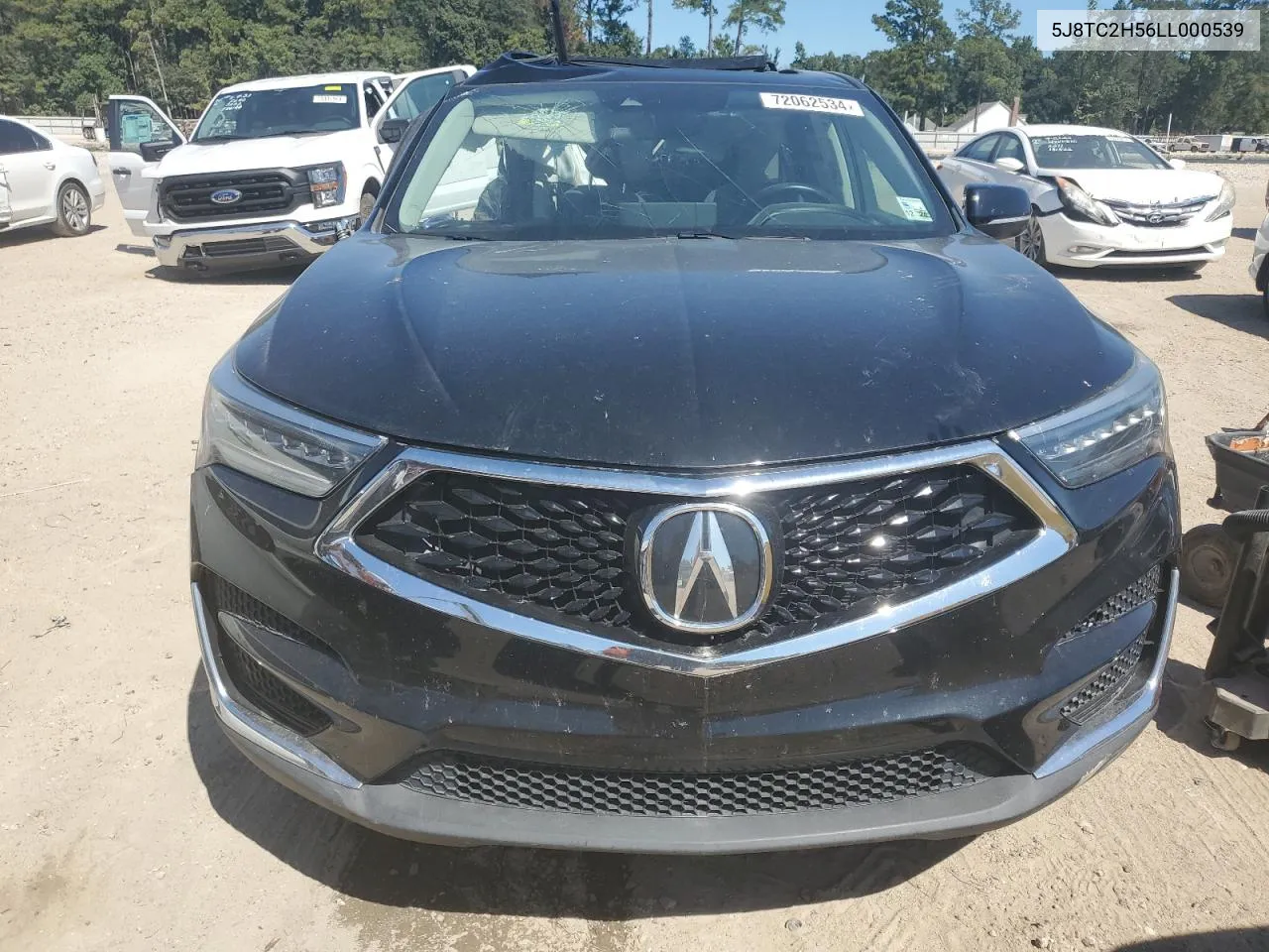 2020 Acura Rdx Technology VIN: 5J8TC2H56LL000539 Lot: 72062534