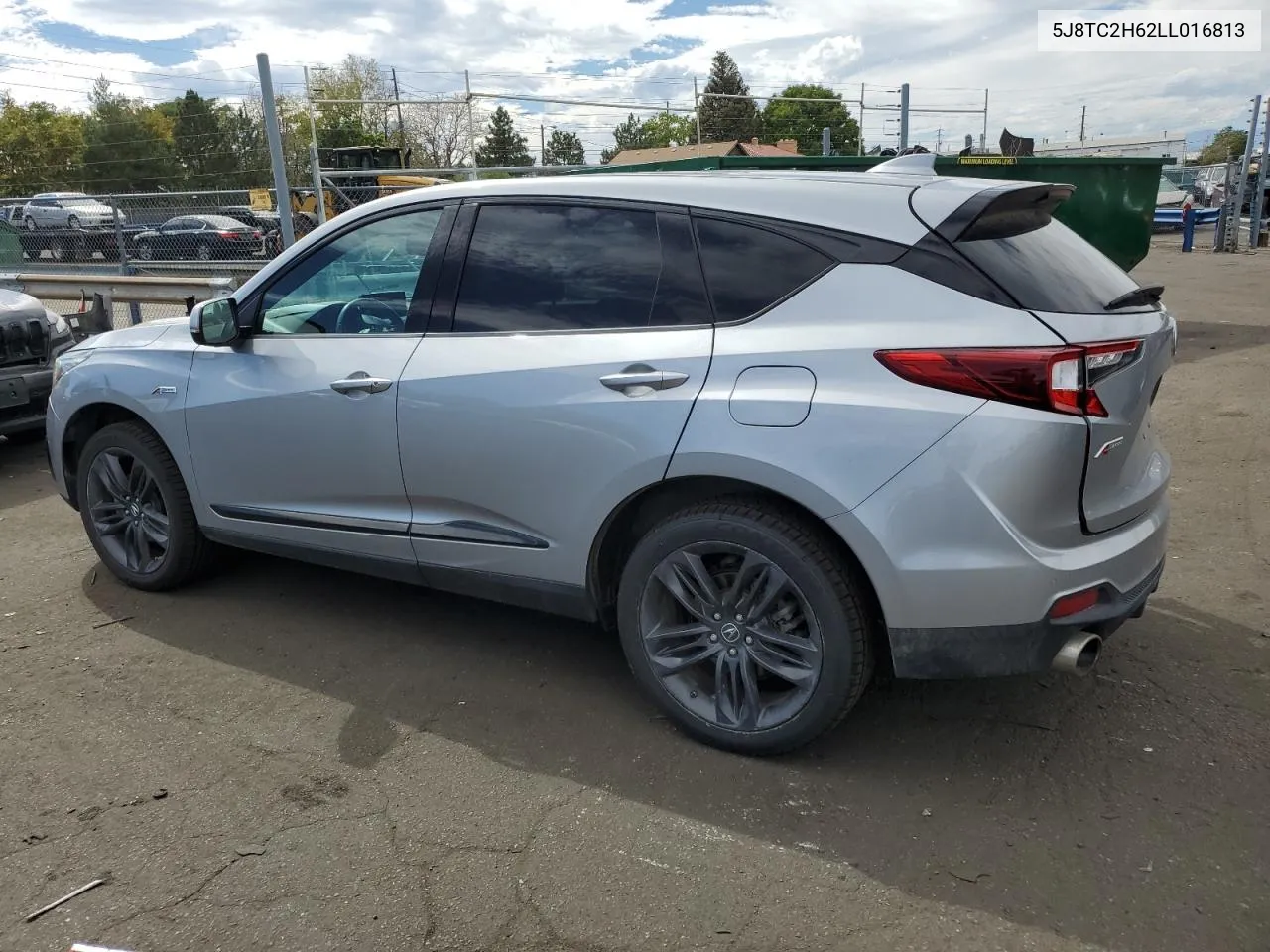 2020 Acura Rdx A-Spec VIN: 5J8TC2H62LL016813 Lot: 72594624