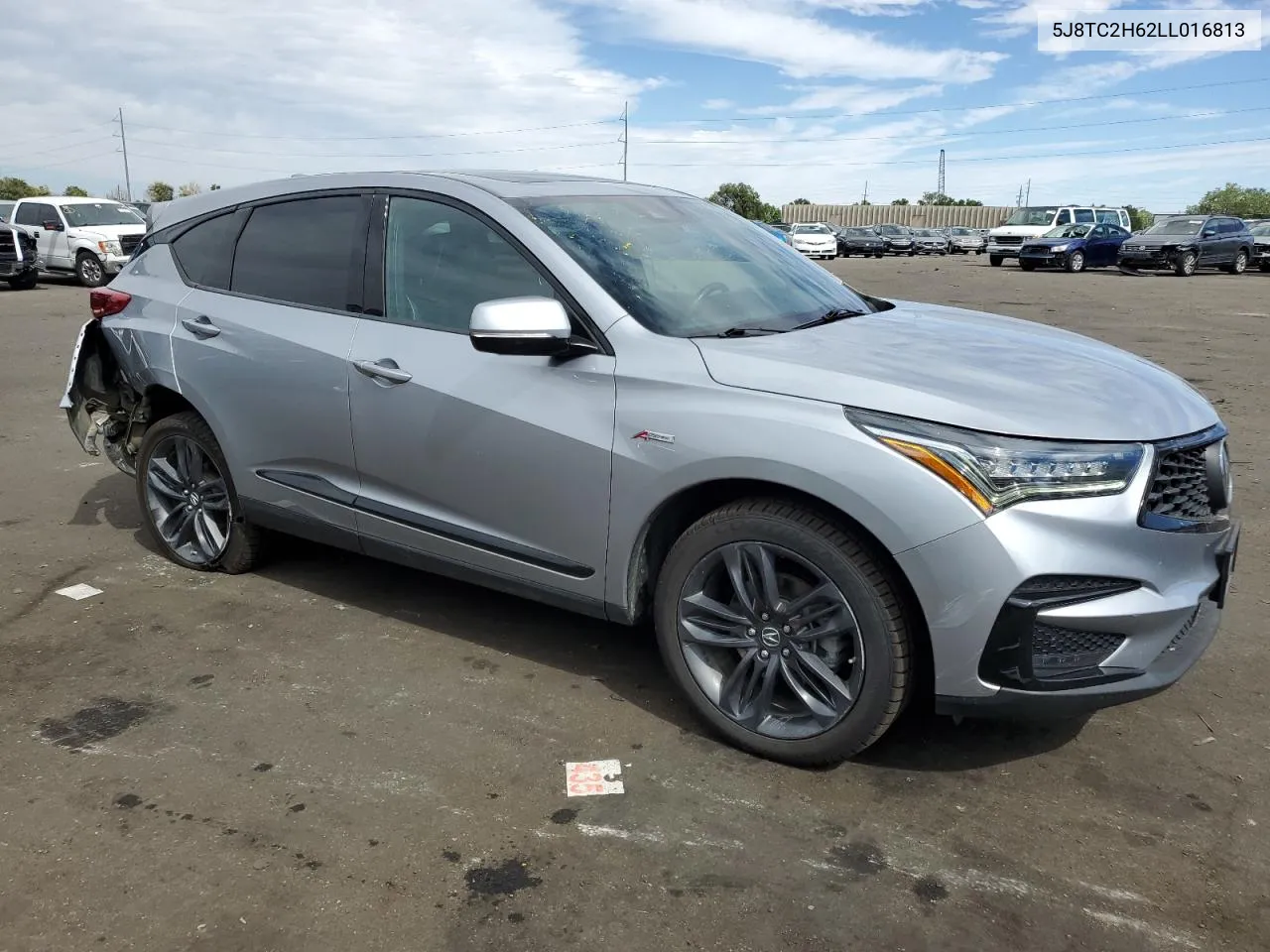 2020 Acura Rdx A-Spec VIN: 5J8TC2H62LL016813 Lot: 72594624