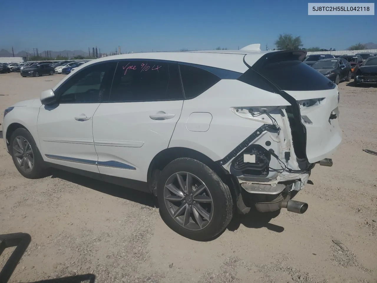 2020 Acura Rdx Technology VIN: 5J8TC2H55LL042118 Lot: 72806264