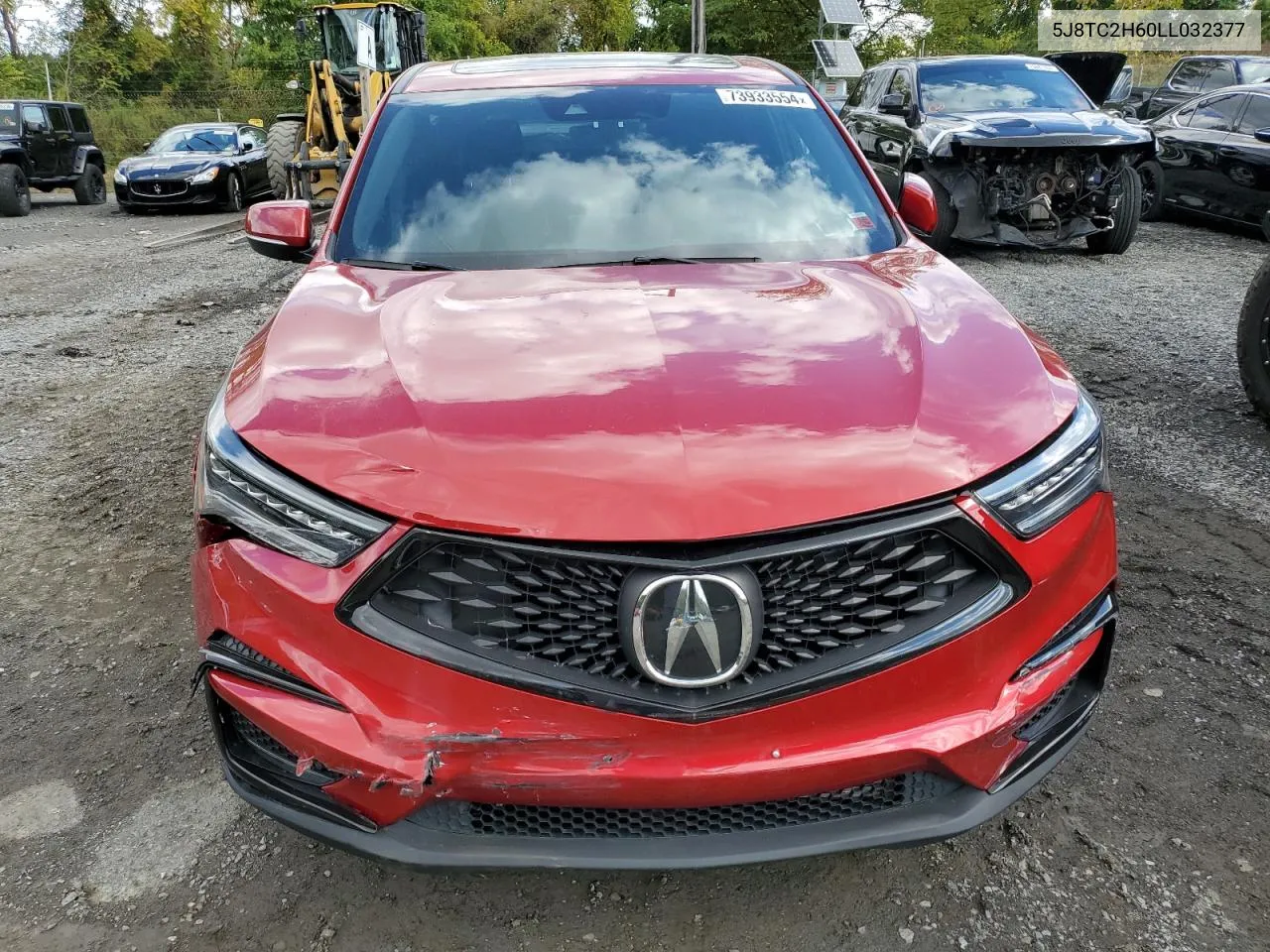 2020 Acura Rdx A-Spec VIN: 5J8TC2H60LL032377 Lot: 73933554