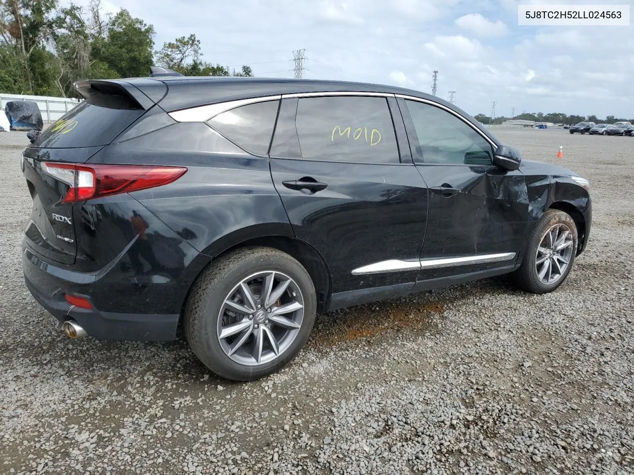 2020 Acura Rdx Technology VIN: 5J8TC2H52LL024563 Lot: 74694834