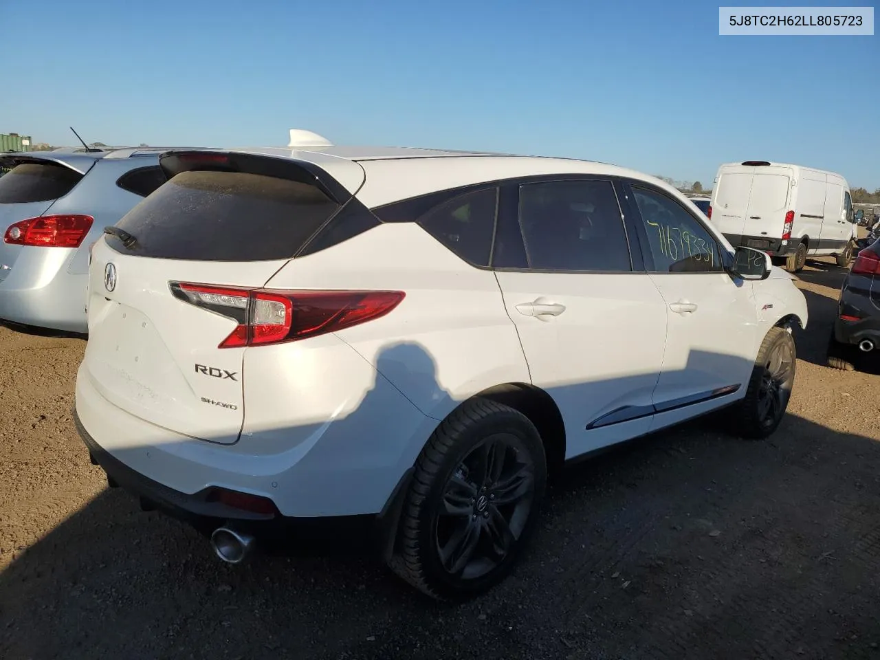 2020 Acura Rdx A-Spec VIN: 5J8TC2H62LL805723 Lot: 76142734