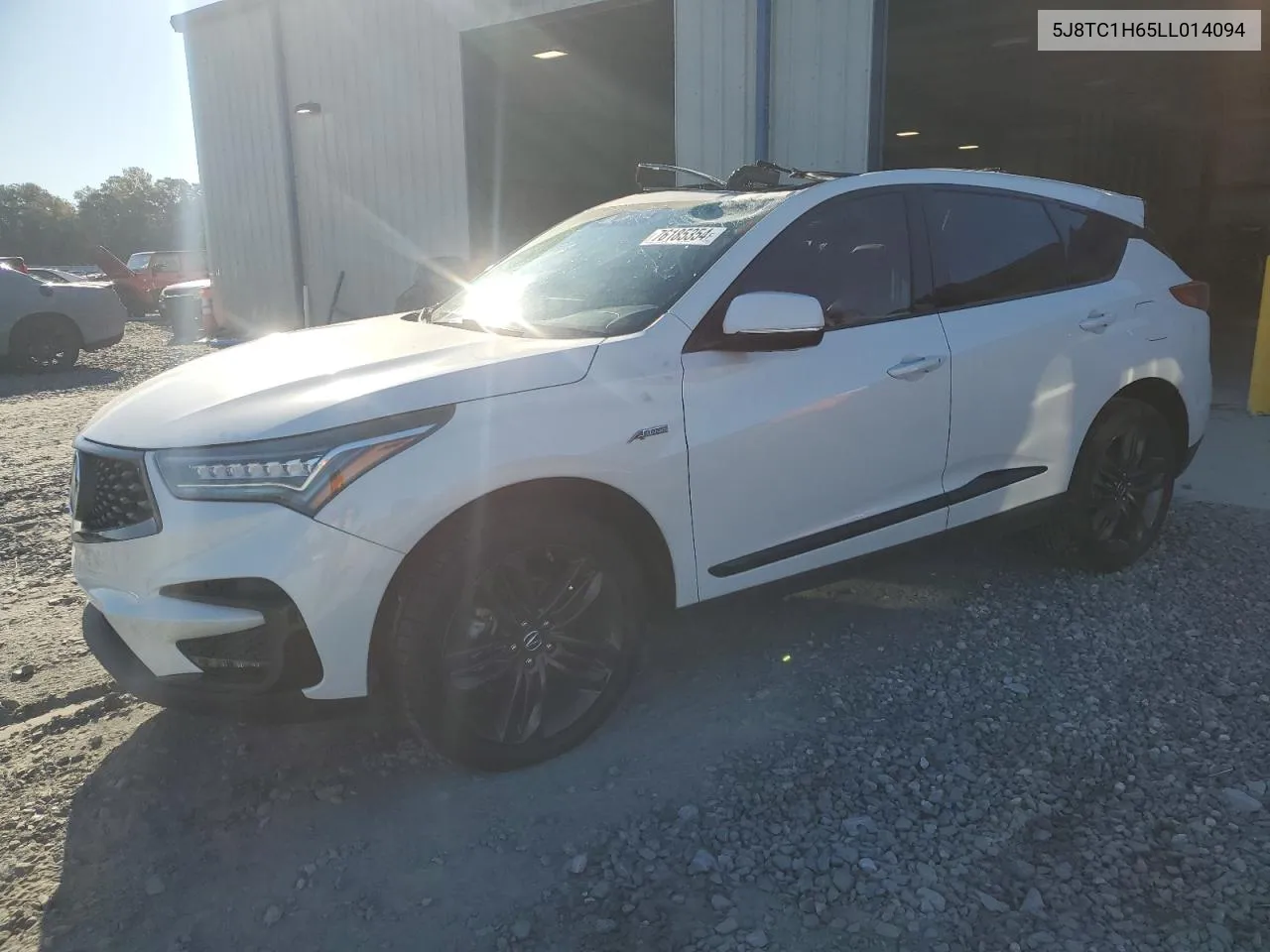 2020 Acura Rdx A-Spec VIN: 5J8TC1H65LL014094 Lot: 76185354