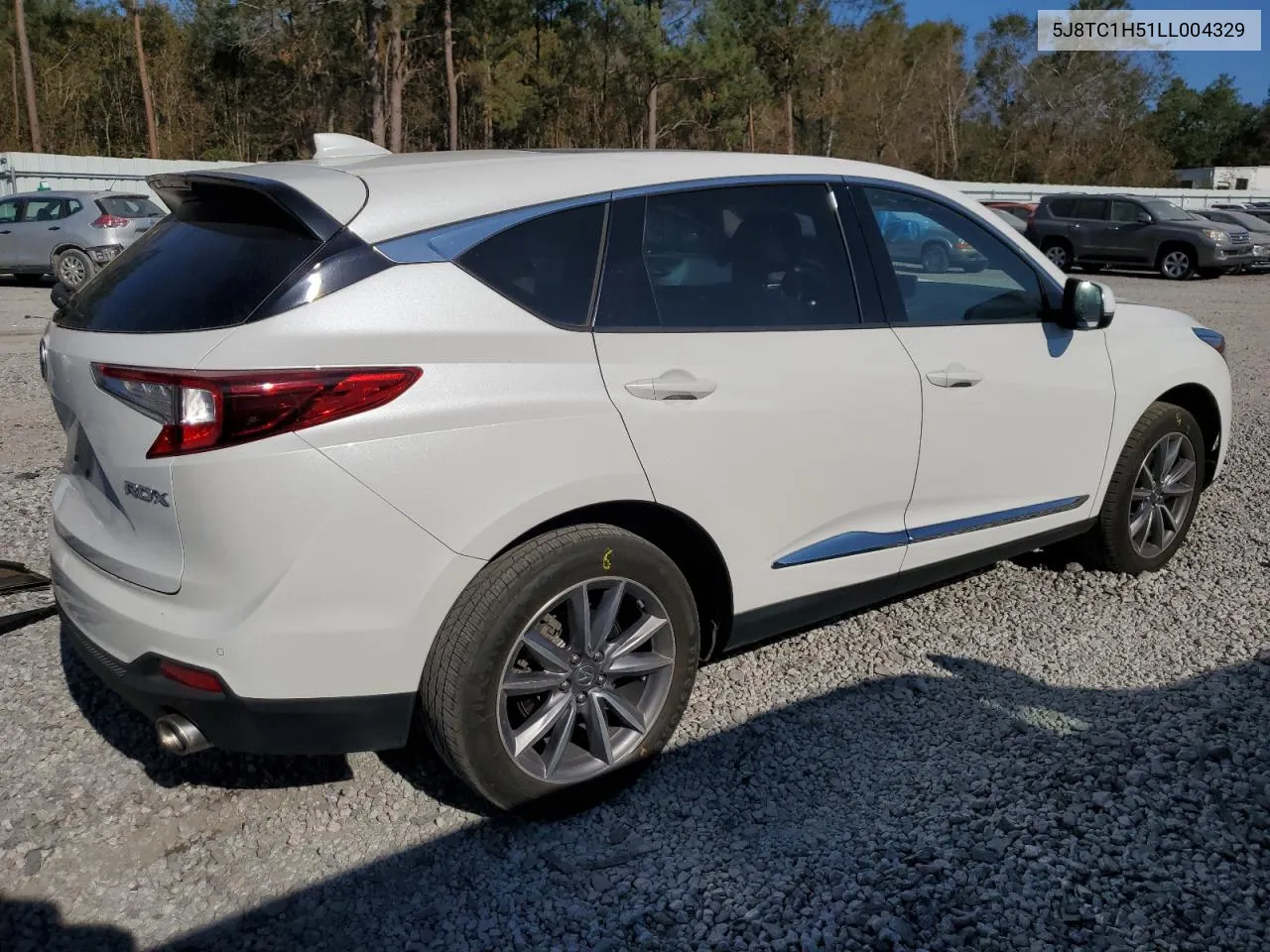 2020 Acura Rdx Technology VIN: 5J8TC1H51LL004329 Lot: 76401834