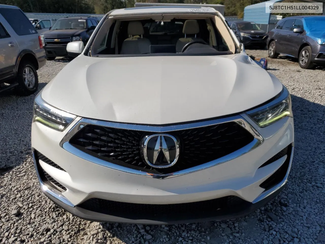 2020 Acura Rdx Technology VIN: 5J8TC1H51LL004329 Lot: 76401834