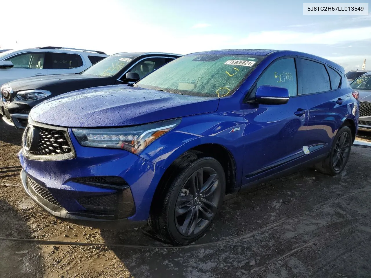 2020 Acura Rdx A-Spec VIN: 5J8TC2H67LL013549 Lot: 76906624