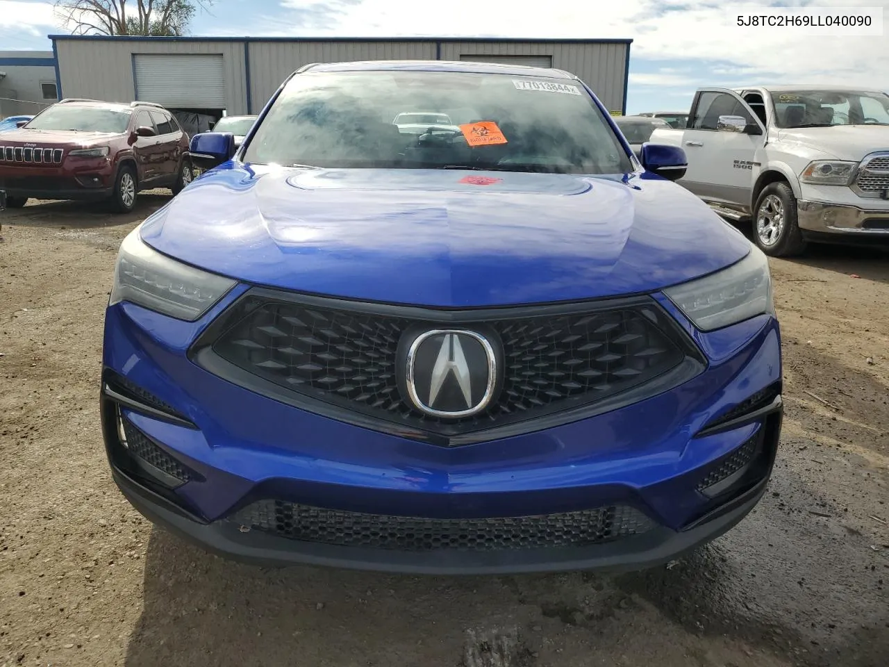 2020 Acura Rdx A-Spec VIN: 5J8TC2H69LL040090 Lot: 77013844