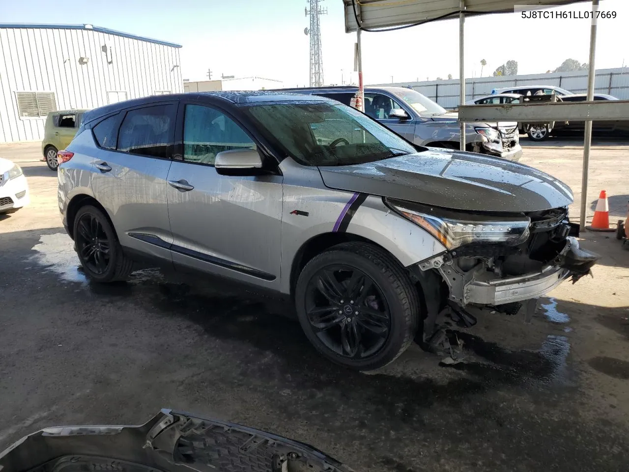 2020 Acura Rdx A-Spec VIN: 5J8TC1H61LL017669 Lot: 77456834