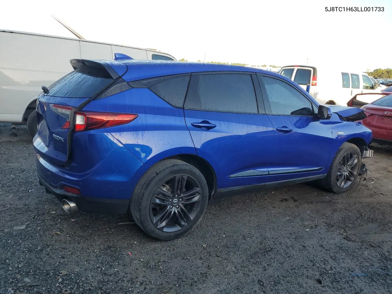 2020 Acura Rdx A-Spec VIN: 5J8TC1H63LL001733 Lot: 78314394